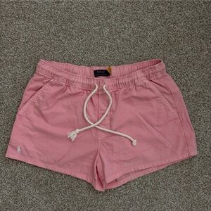Ralph Lauren Pink Cotton Drawstring Shorts